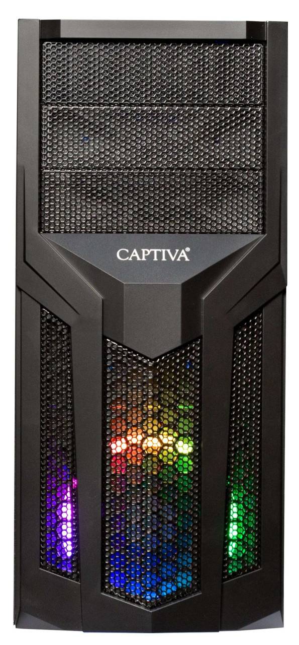 Captiva PC Advanced Gaming I80-574 (i5-14400/RTX4060 Ti 8GB GDDR6/SSD 500GB/16GB/WLAN/Windows 11 Home 64-bit)