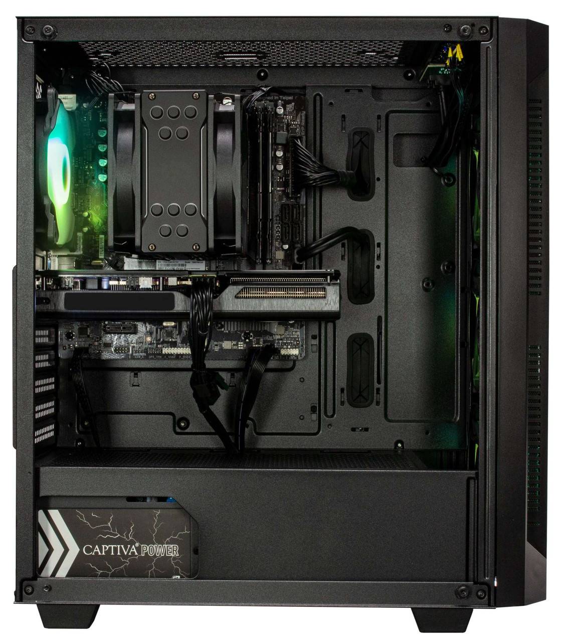 Captiva PC Highend Gaming R80-054 (Ryzen 7 7700X/RX7800 XT 16GB GDDR6/SSD 2TB/32GB/WLAN/w/o OS)