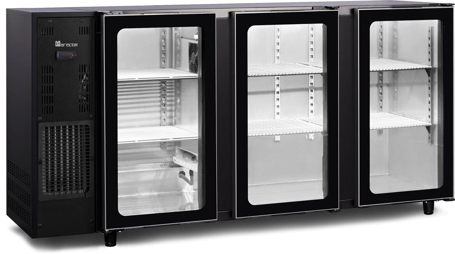 Saro Barkühlschrank, Back bar cooler mit 3 Glastüren, Modell FGB 351 206 PV
