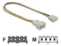 Delock - Stromkabel - 4-Pin-Mini-Stromversorgungsstecker (M)