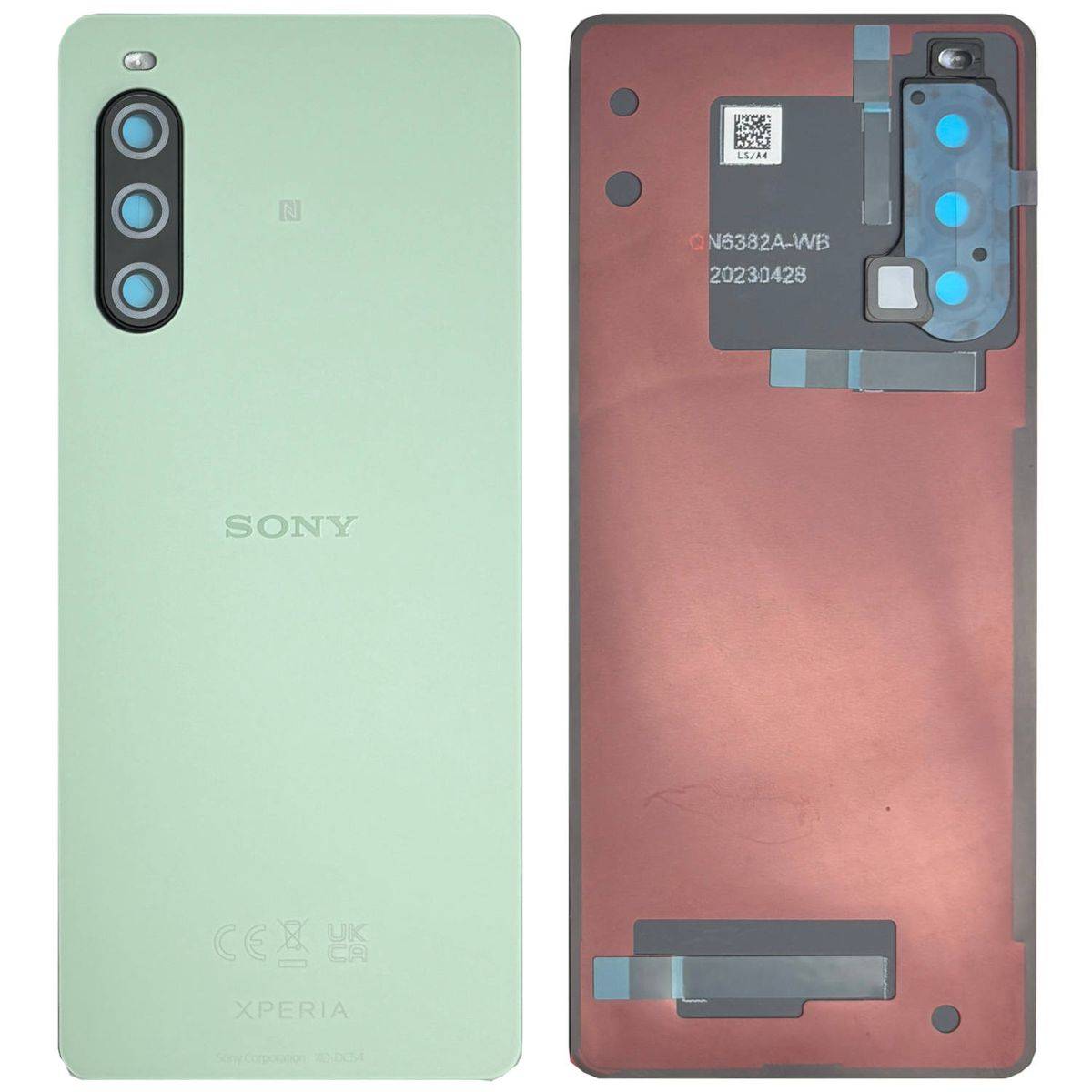 Für Sony Xperia 10 V XQ-DQ54 A5061071A Akkudeckel Battery Cover Reparatur Ersatzteil Grün