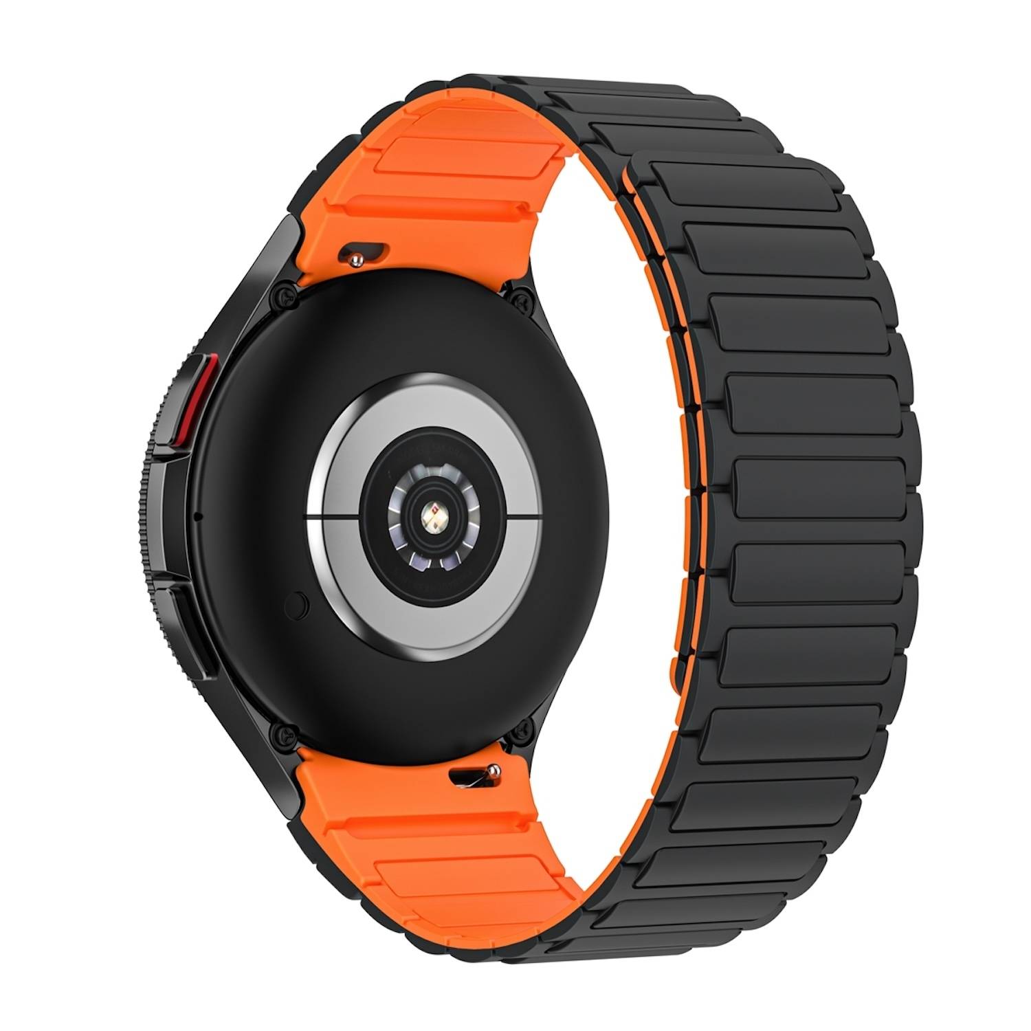 Für Samsung Galaxy Watch FE 6 5 4 Magnetisches Silikon Ersatz Arm Band