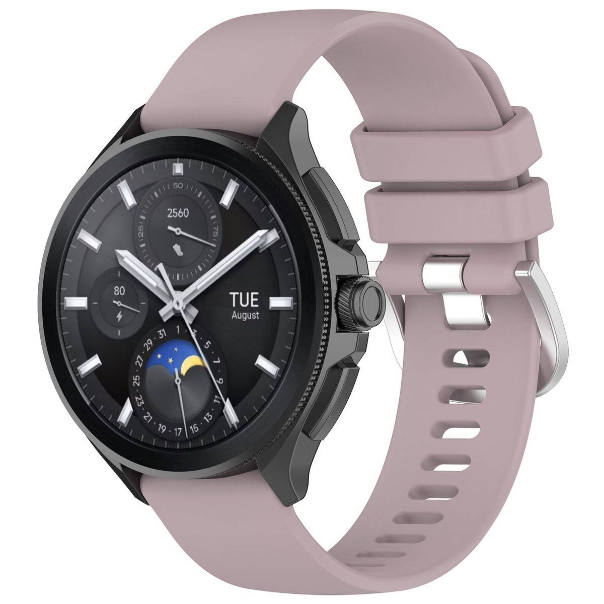 Für Xiaomi Watch S3 hochwertiges Glänzend Silikon Ersatz Armband Lila