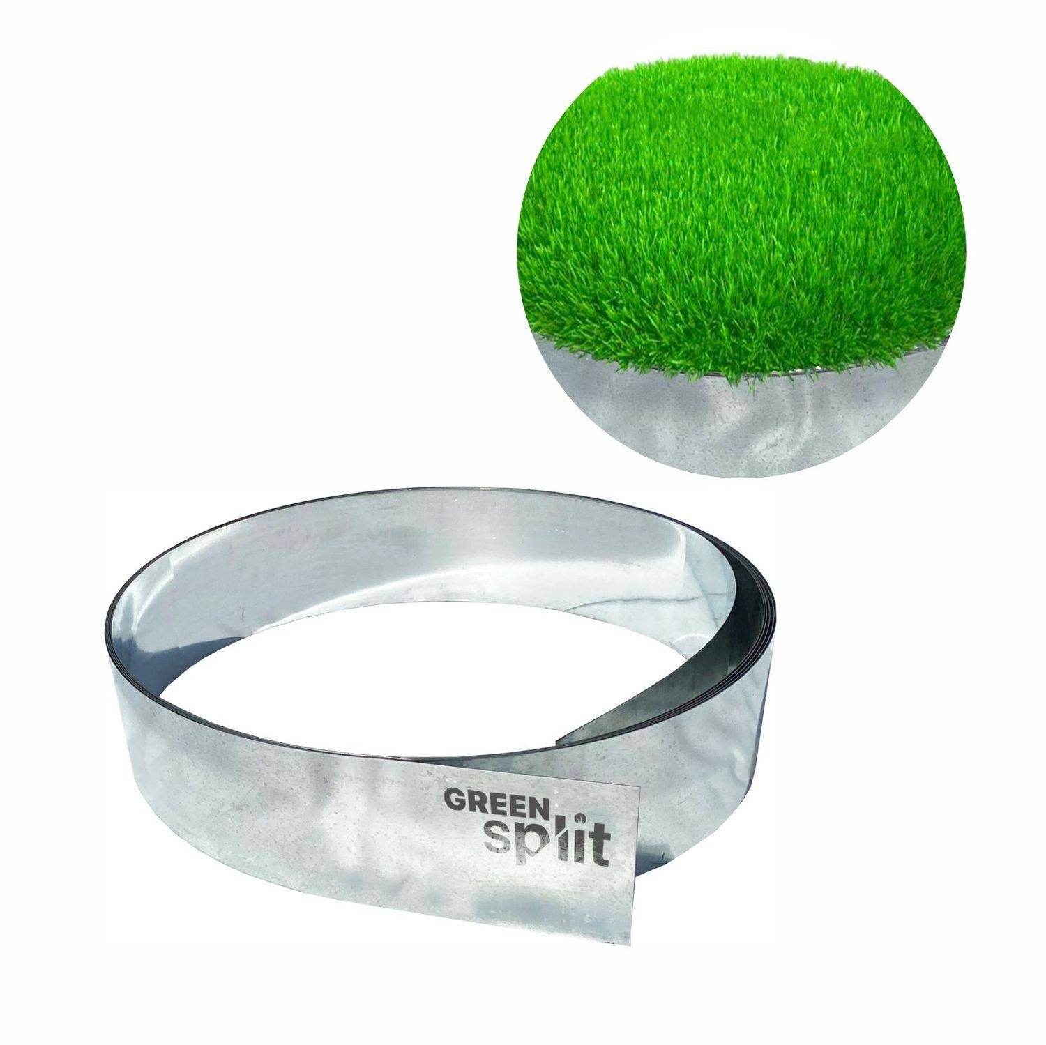 Rasenkantenband Metall Alu/Zink 20 cm x 15 Meter