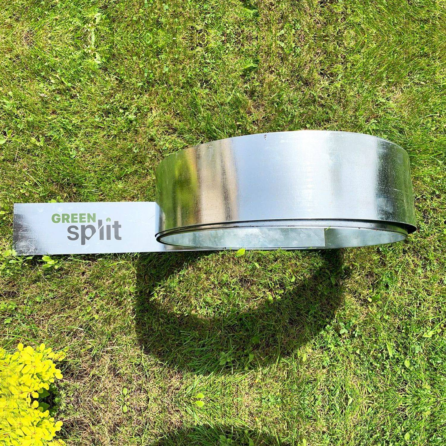 Rasenkantenband Metall Alu/Zink (Länge 10m 15m / Höhe 15cm 20cm 25cm), Length:15 m,Width:20 cm