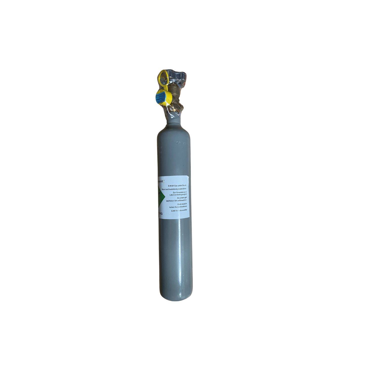 CO2 Flasche, Kohlensäure Flasche, Kohlendioxid gasflasche - 0,5 kg ohne Flaschenhalter