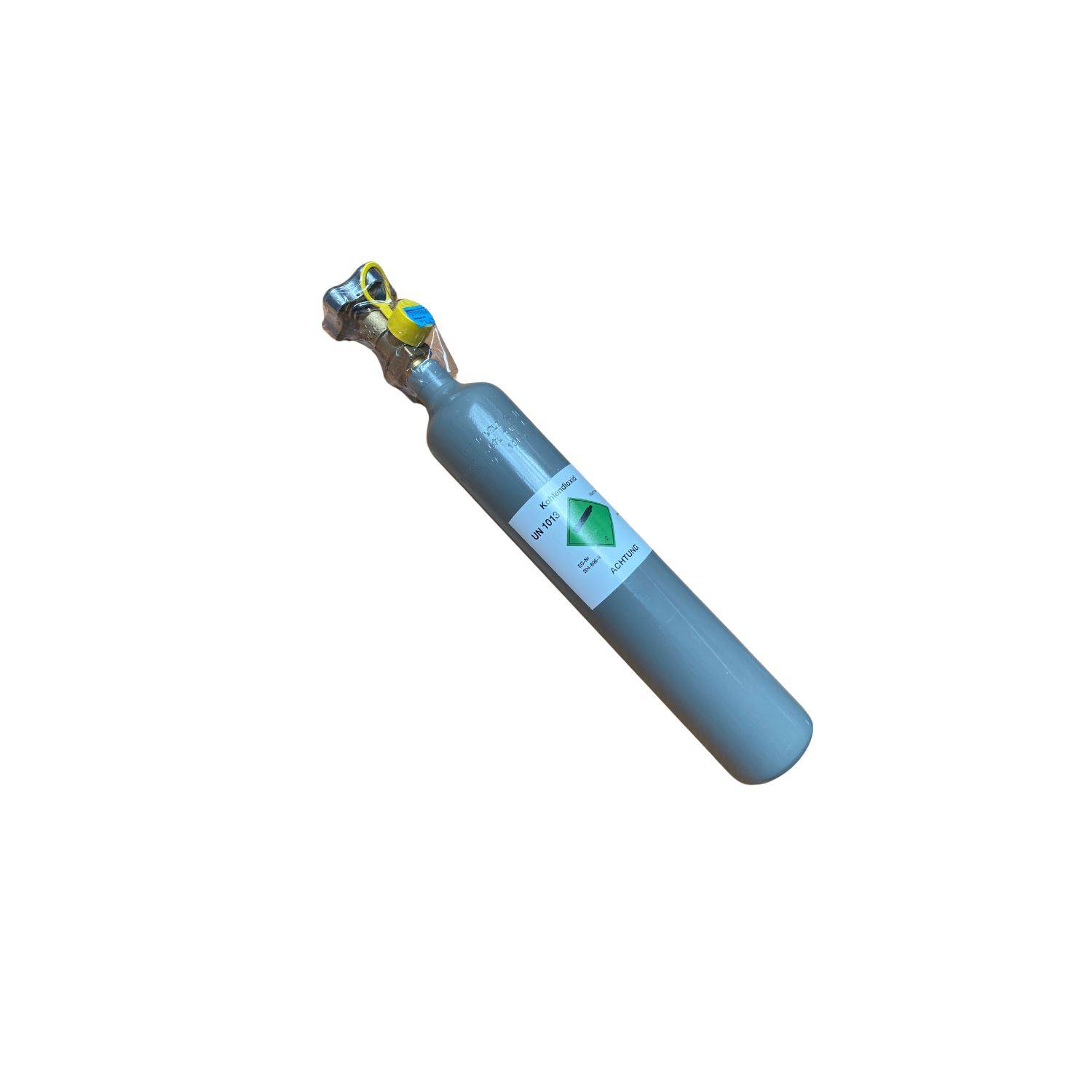 CO2 Flasche, Kohlensäure Flasche, Kohlendioxid gasflasche - 0,5 kg ohne Flaschenhalter