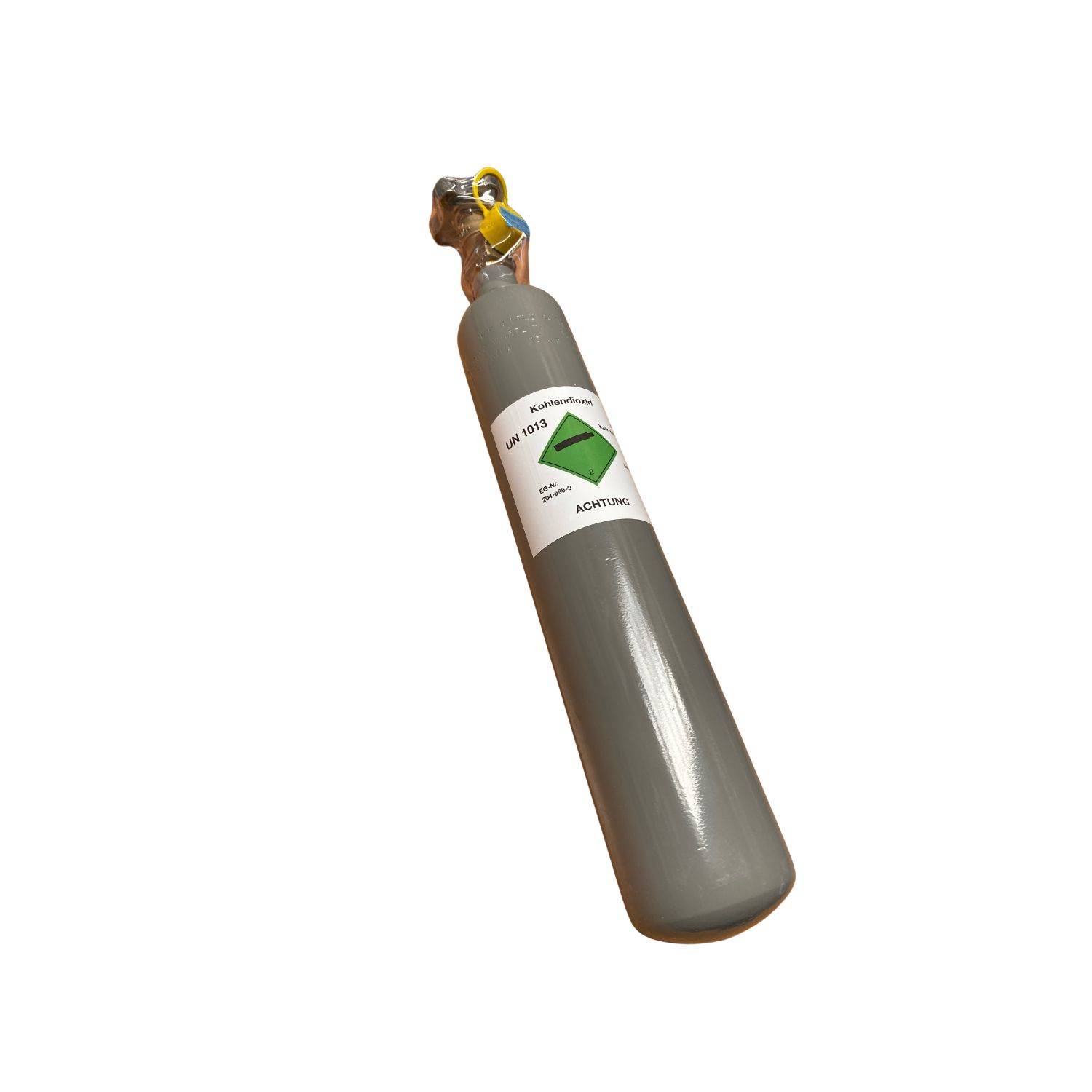 CO2 Flasche, Kohlensäure Flasche, Kohlendioxid gasflasche - 0,5 kg ohne Flaschenhalter