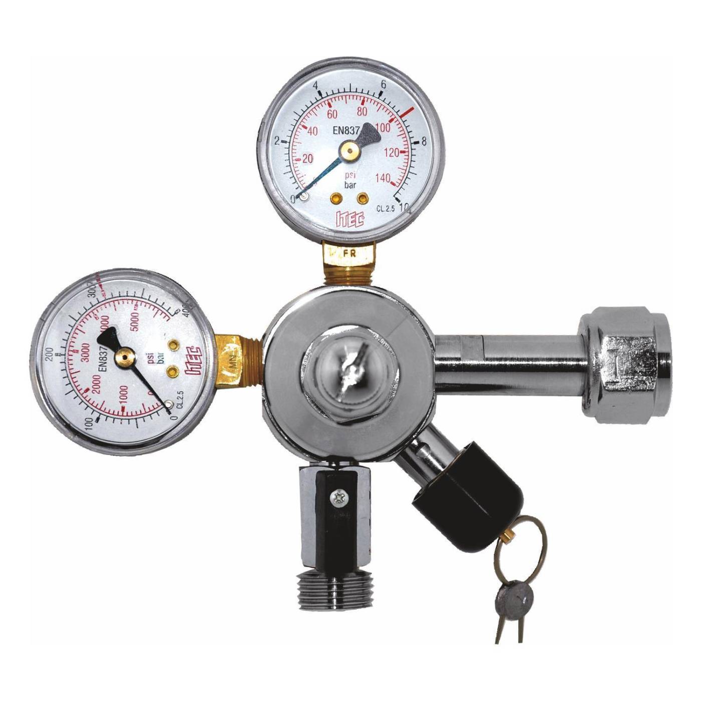 Druckminderer, Druckregler, Druckreduzierventil - CO2 für AFG 7bar, 1-leitig