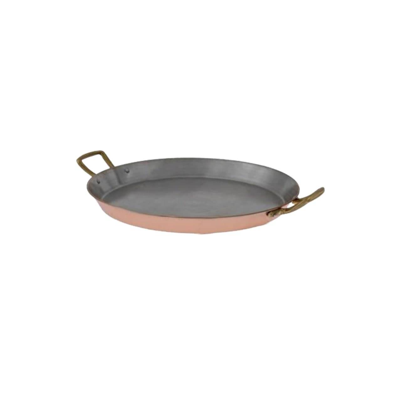 Paellapfanne, Kupferpfanne für Paella - aus Kupfer, 30cm
