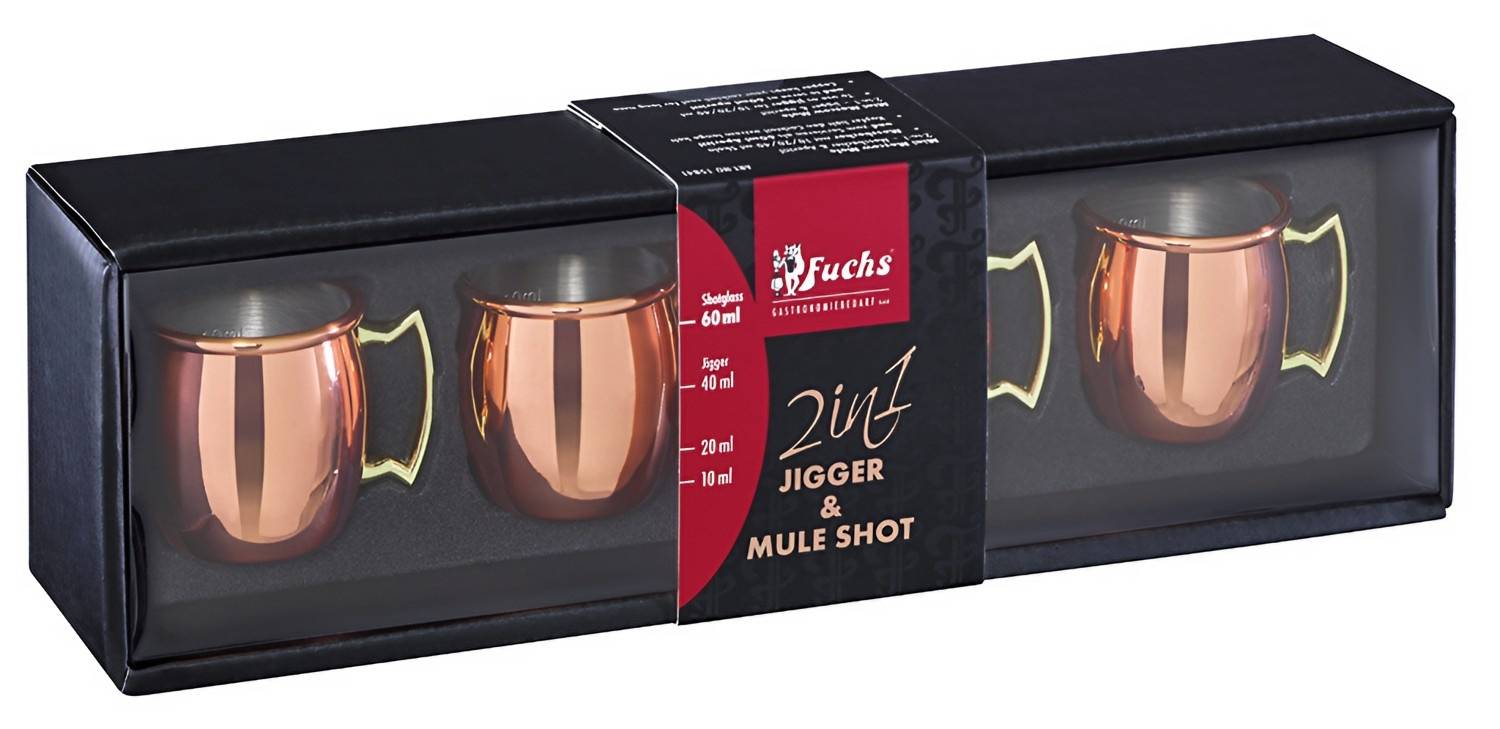 4-er Set Mini Moscow Mule Becher