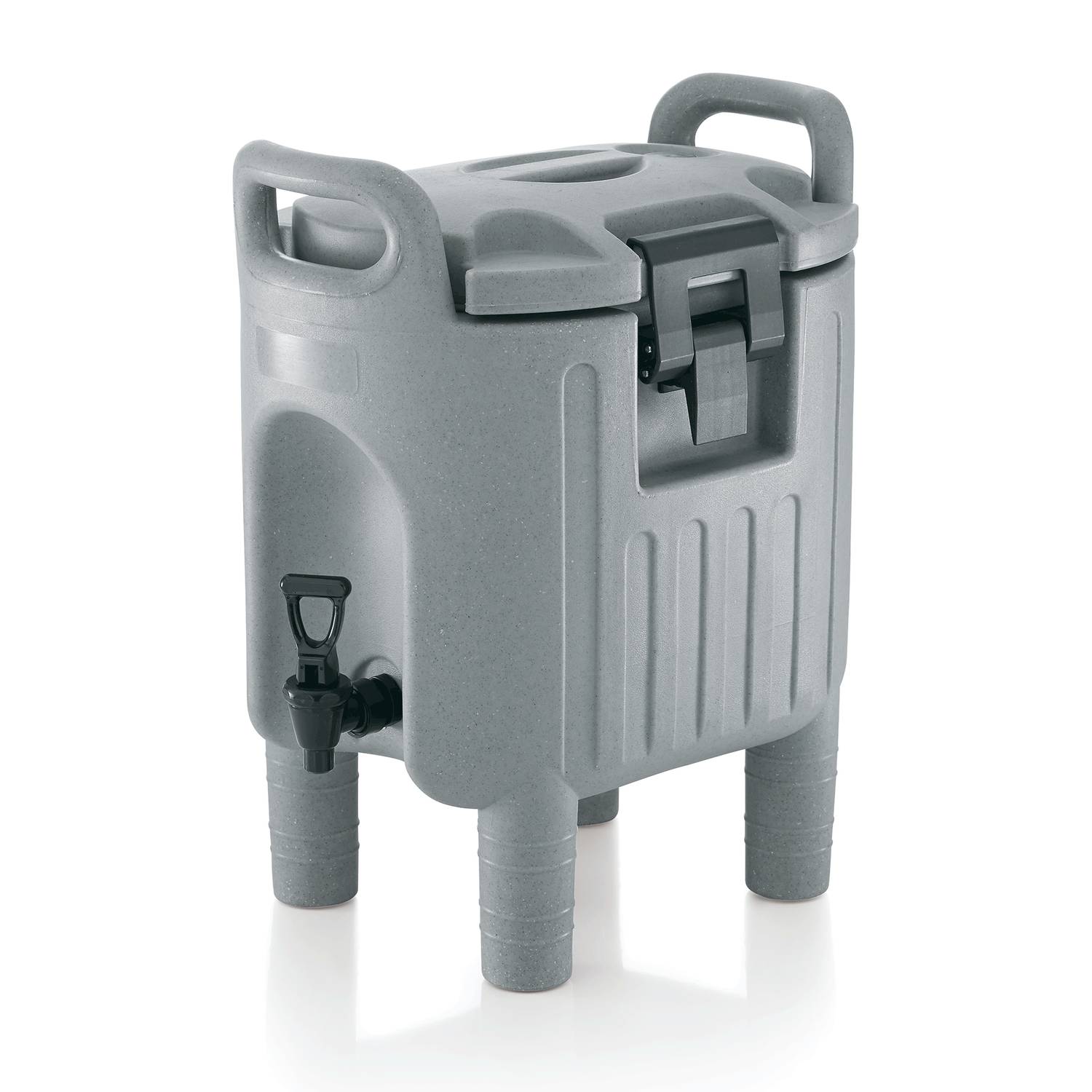 Thermobehälter, Thermogetränkebehälter, Getränkebehälter mit Zapfhahn - Grau, 7,5L