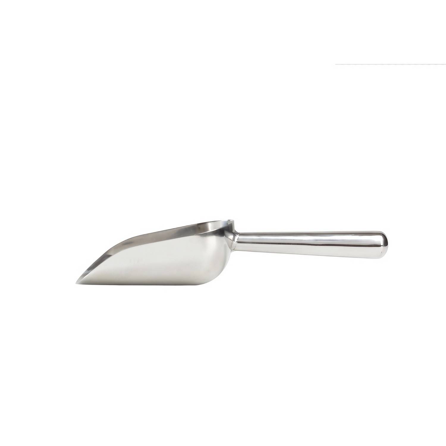Eisschaufel Edelstahl poliert - Profi scoop, 5 oz.(148 ml.) 180 mm lang