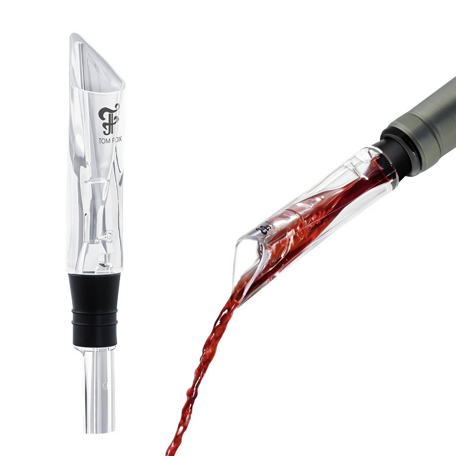 Weinausgießer - Crystal Areator, extra lang