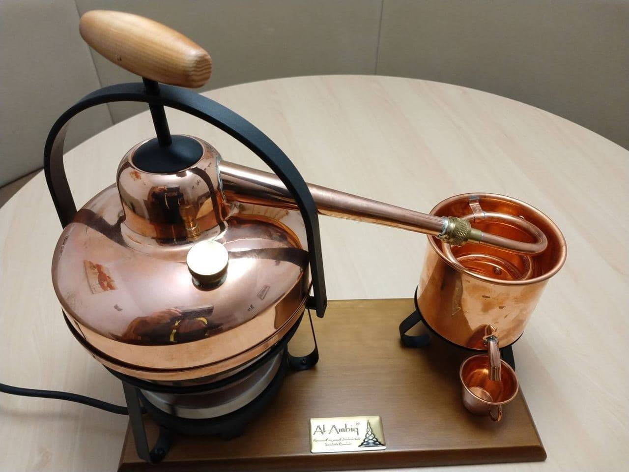 Destille 1,25 Liter mit Spiritusbrenner