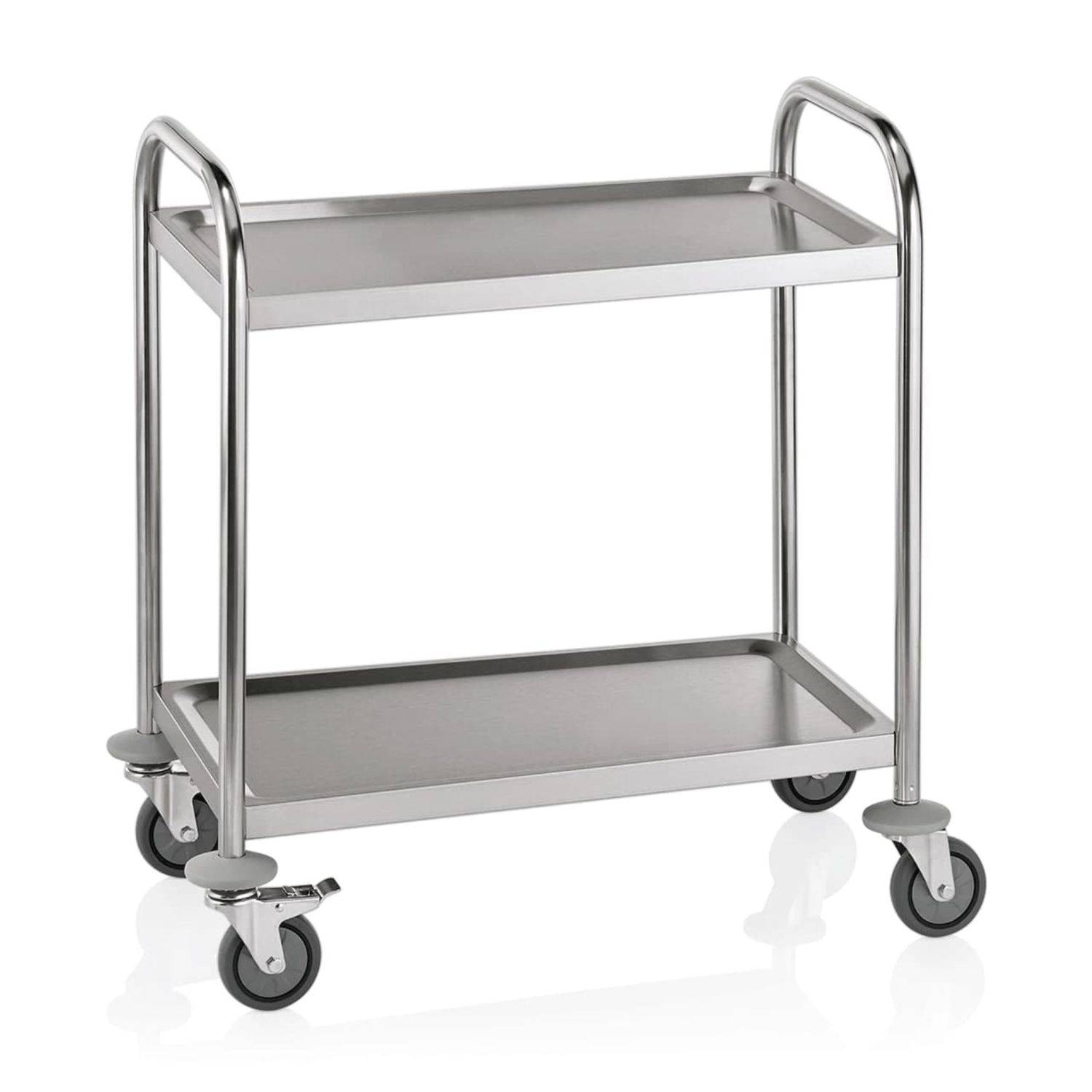 Servierwagen mit 2 Borden, 70,5 x 41 x 84 cm