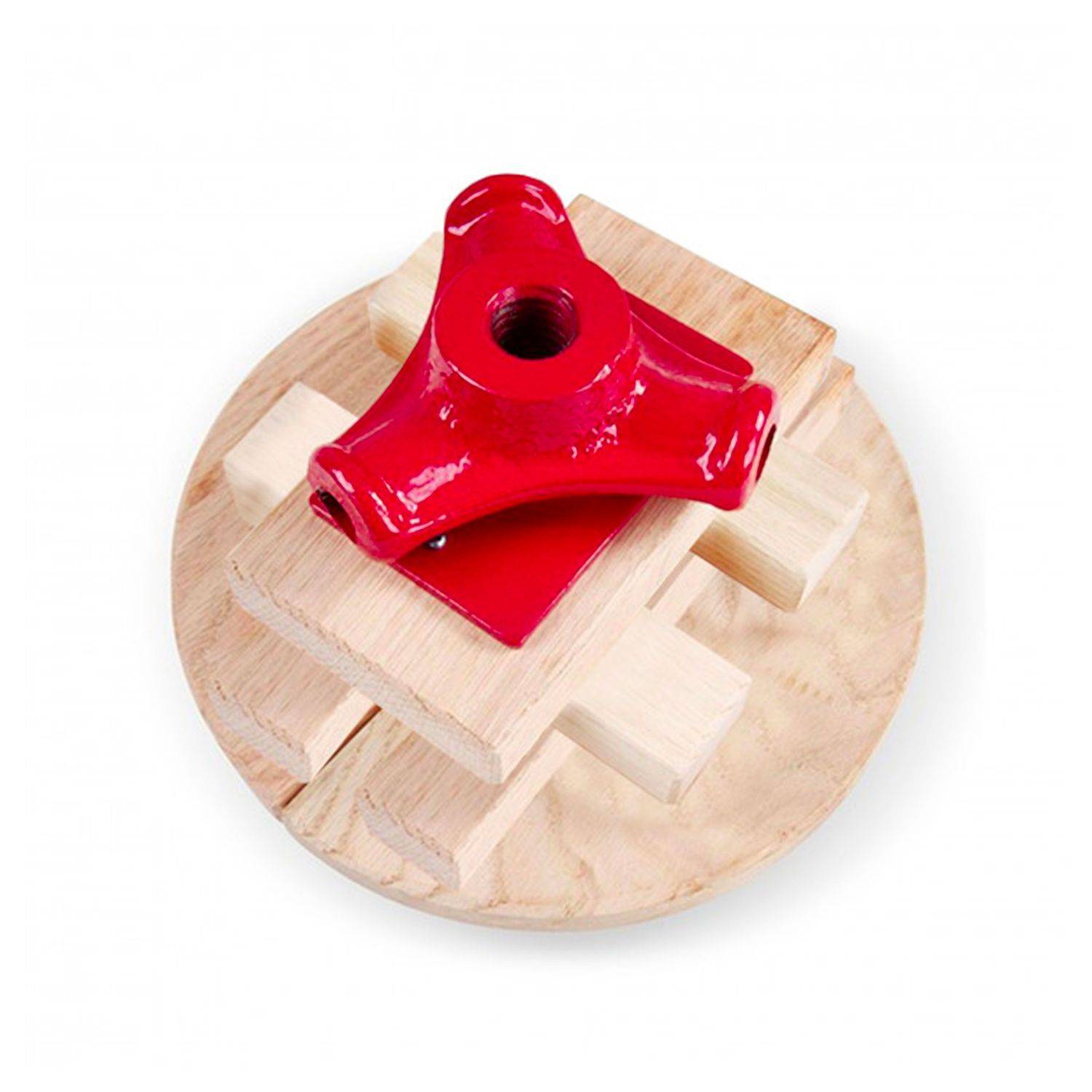Obstpresse, Weinpresse, Apfelpresse - Korb aus Holz 18 l