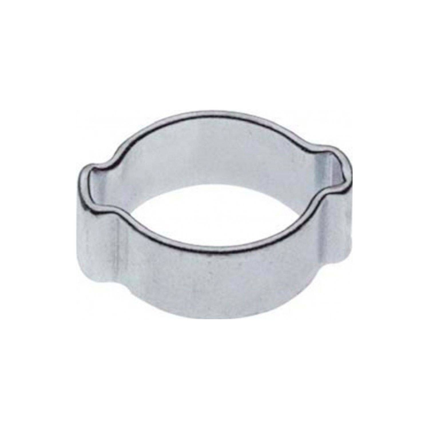 2-Ohr-Schlauchklemmen 4mm - 100 Stück verzinkt