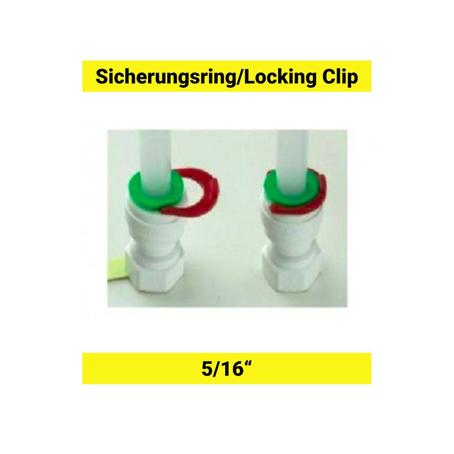 Sicherungsring für 5/16" Schlauch/Steckverbinder