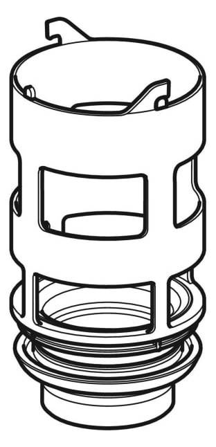 GE Bassin zu Geberit Spülventil und Geberit UP-Spk Typ Artline