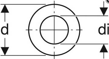 Geberit Dichtung zu Heberglocke d63x32 mm für Auf- und Unterputzspülkästen, 1 Stk.