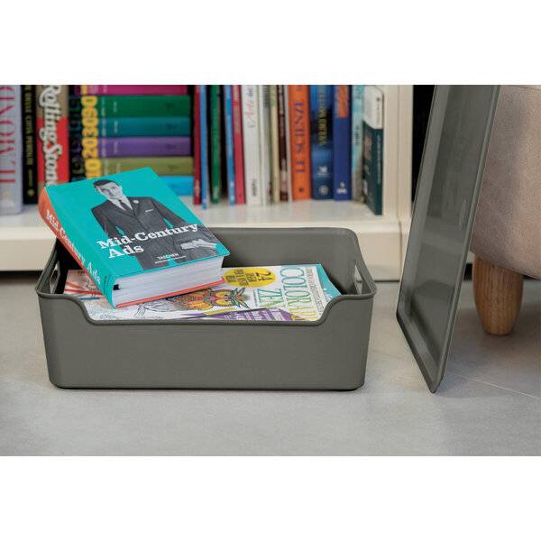 Aufbewahrungsbox Bella L - 1 9 L anthrazit.