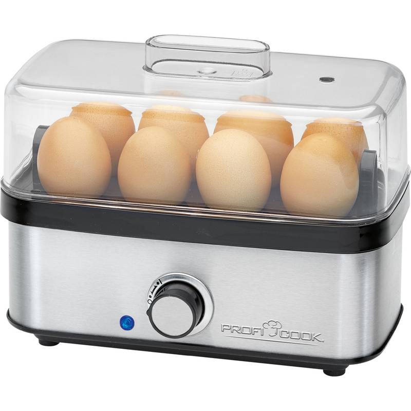 PROFI COOK Eierkocher PC-EK 1275, schwarz / silber, 400 Watt