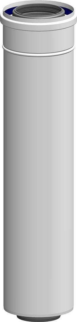 Atec Rohr PolyClassic kürzbar, konzentrisch,, DN 80/125, 500 mm