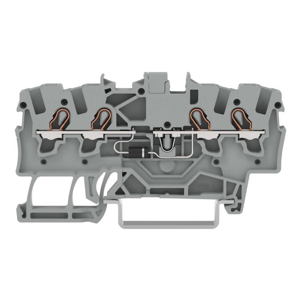 WAGO GmbH & Co. KG Bauelementklemme,4 Leiter 2001-1411/1000-700