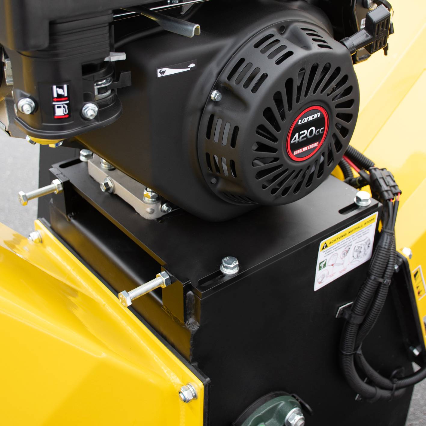 BAMATO Holzhäcksler HACK-120 inkl. Abdeckplane