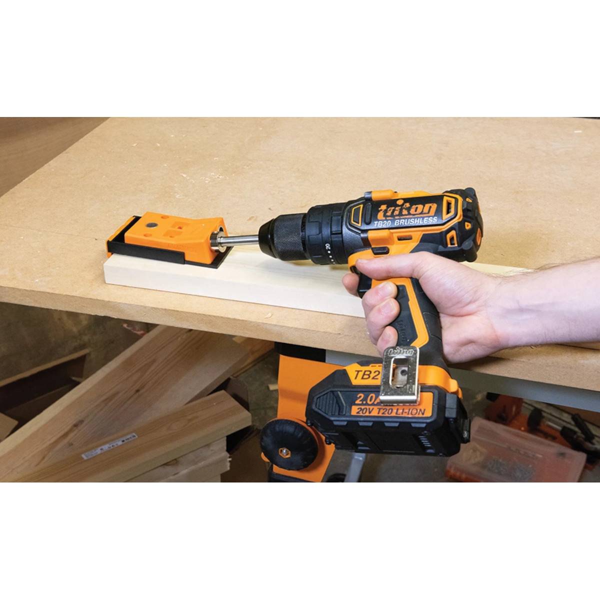 Triton Mini-Bohrlehrensatz für doppelte Taschenbohrungen, 8-tlg. - Abverkauf