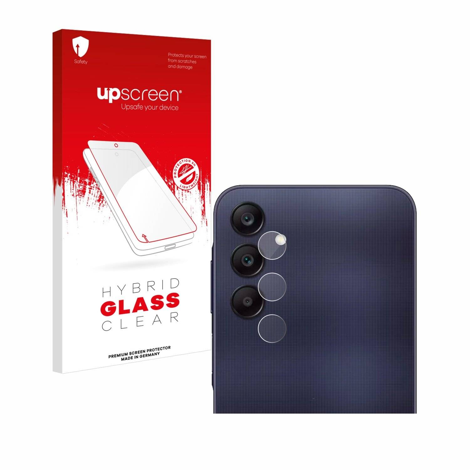 upscreen Hybrid Glas Panzer-Folie für Samsung Galaxy A25 5G (NUR