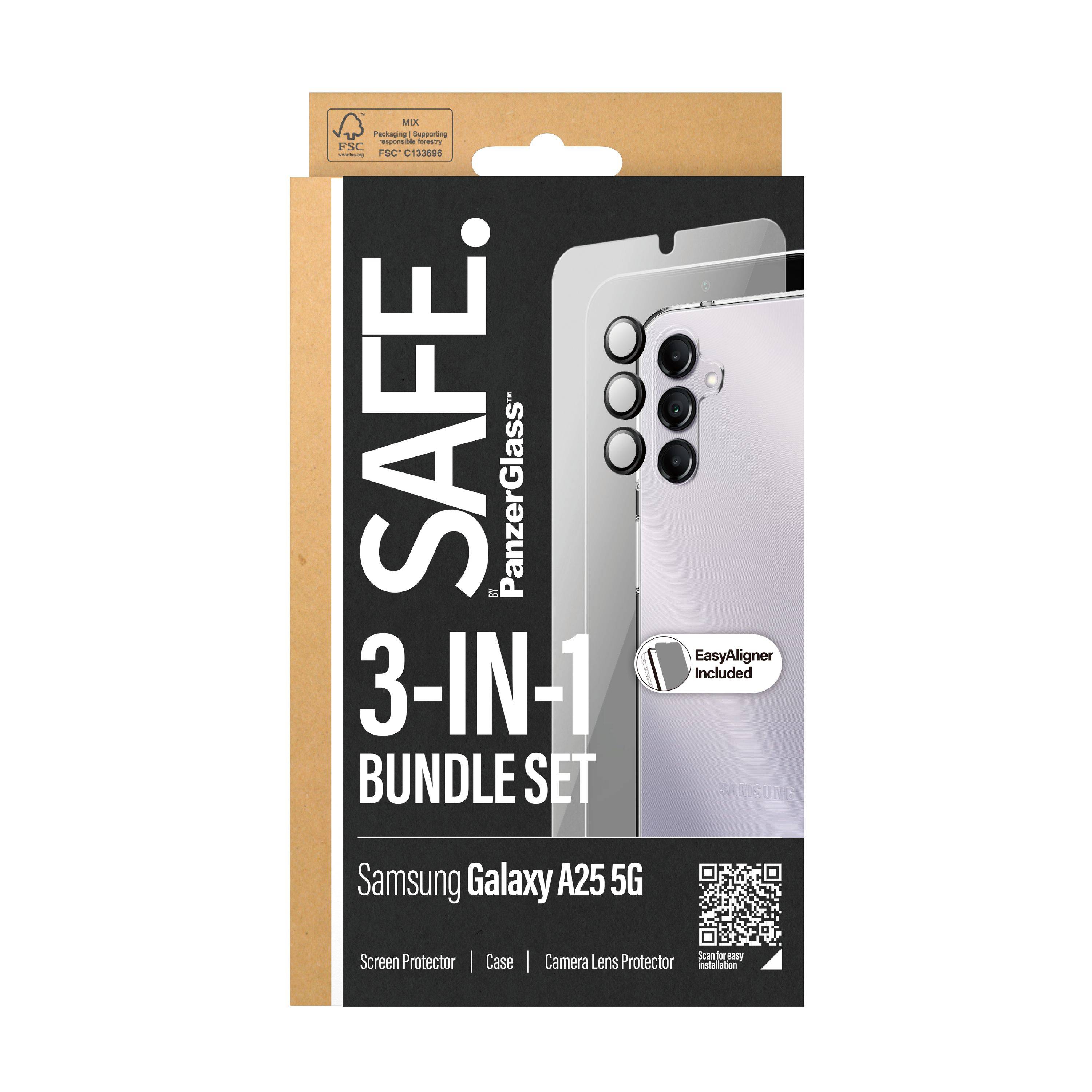 PanzerGlass SAFE. by 3-in-1 Pack Samsung New A24 5G - Samsung