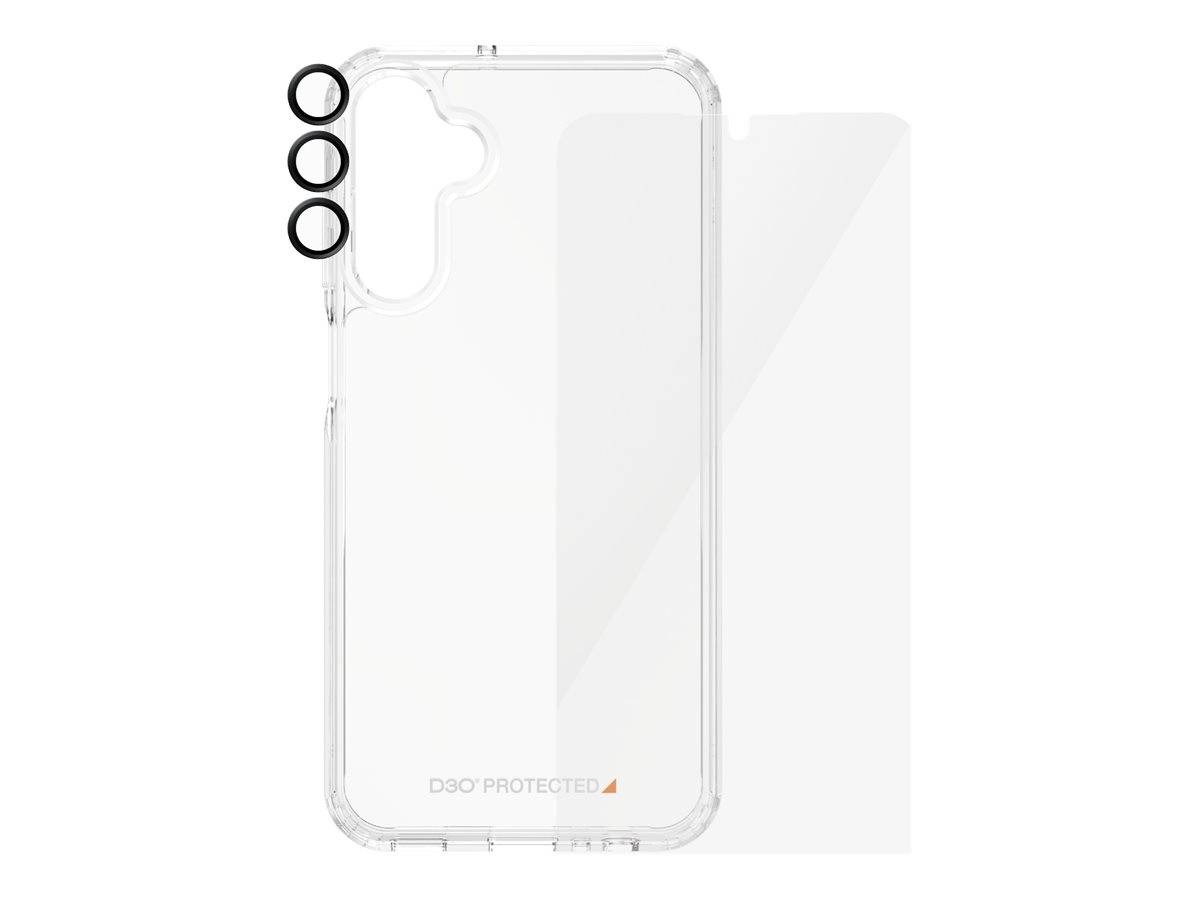 PanzerGlass - 3-in-1 Schutzpacket - hintere Abdeckung für Mobiltelefon