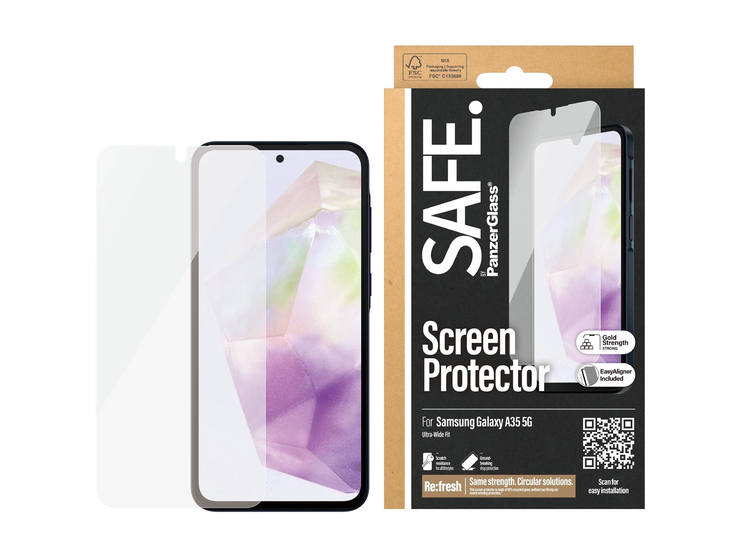SAFE. by PanzerGlass Samsung A35 5G, UWF