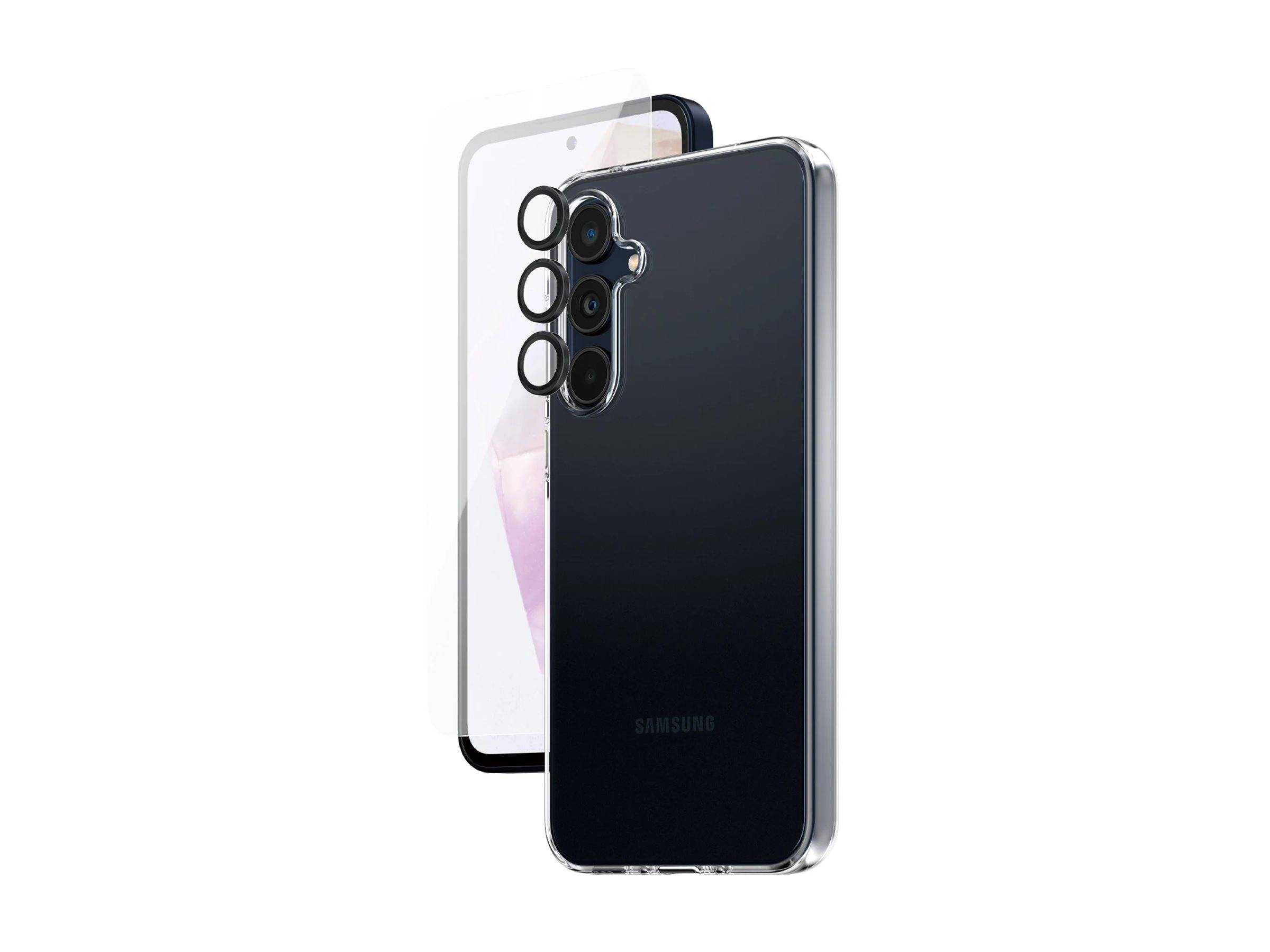 PANZERGLASS - SAFE. by PanzerGlass - 3-in-1 Schutzpacket - hintere Abdeckung für Mobiltelefon - Thermoplastisches Polyur