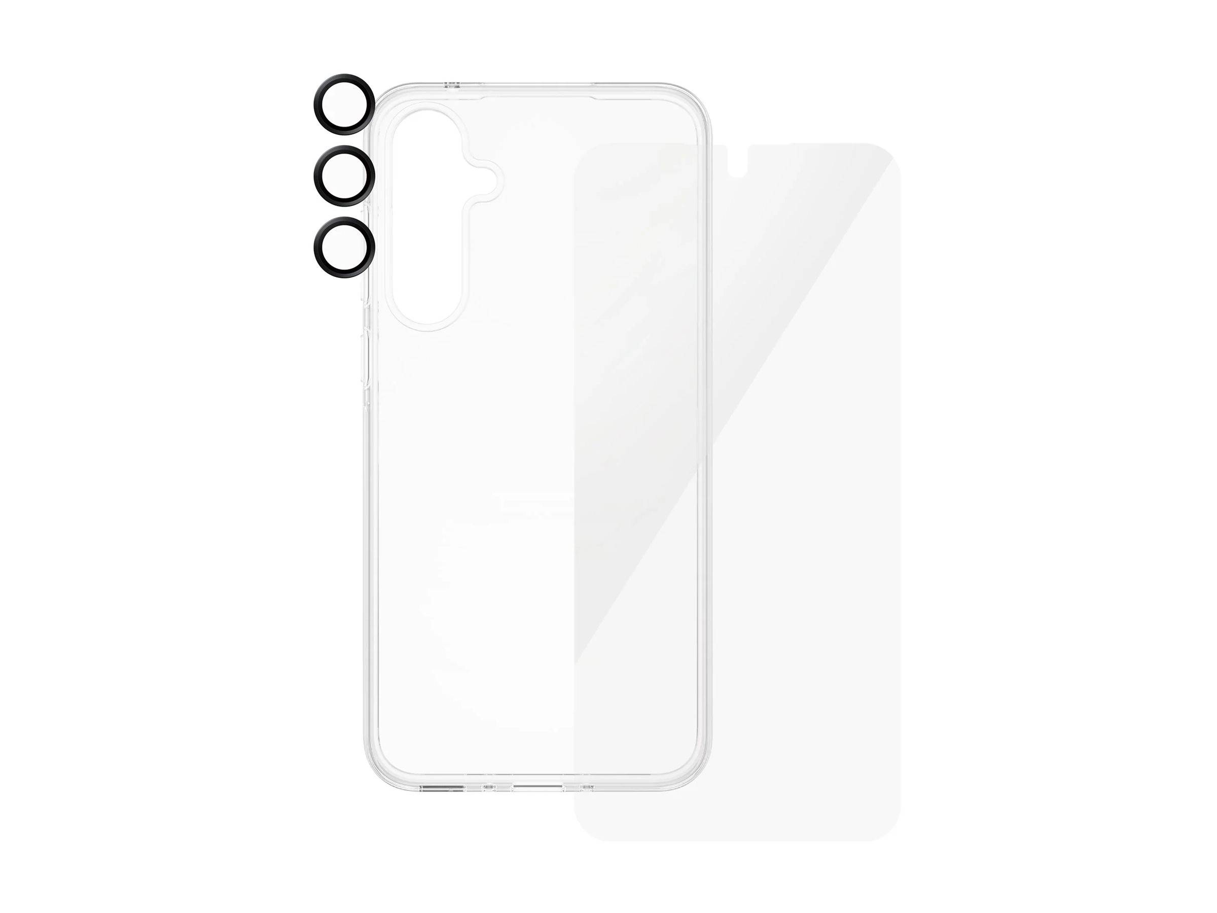 PANZERGLASS - SAFE. by PanzerGlass - 3-in-1 Schutzpacket - hintere Abdeckung für Mobiltelefon - Thermoplastisches Polyur