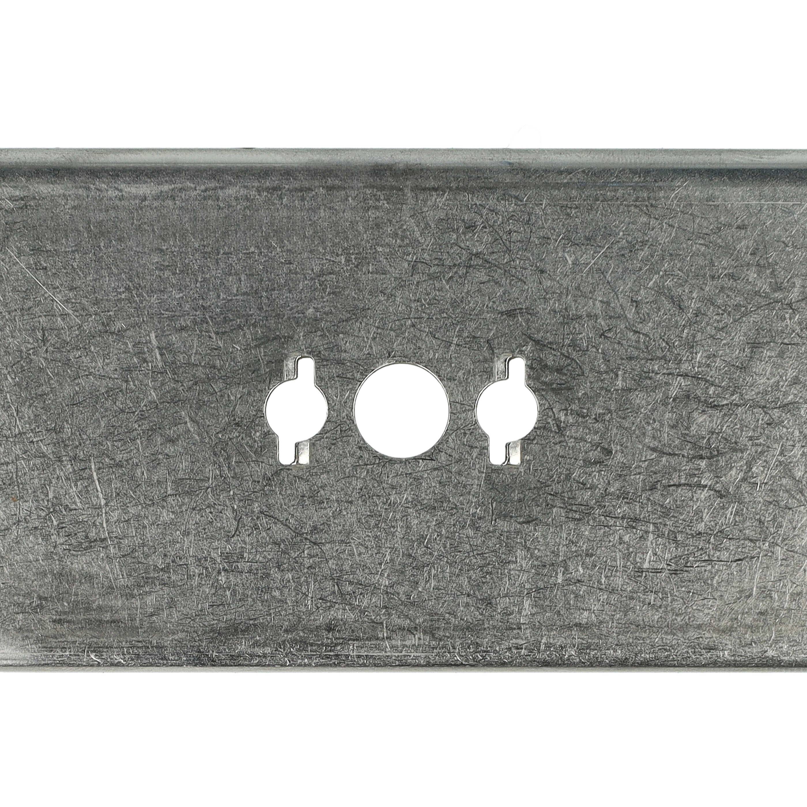 vhbw Ersatz-Messer kompatibel mit Robomow RX12U, RT700 PL, RT300, RT700, RT300 PL Rasenmäher - Ersatzklinge Silber, Edelstahl