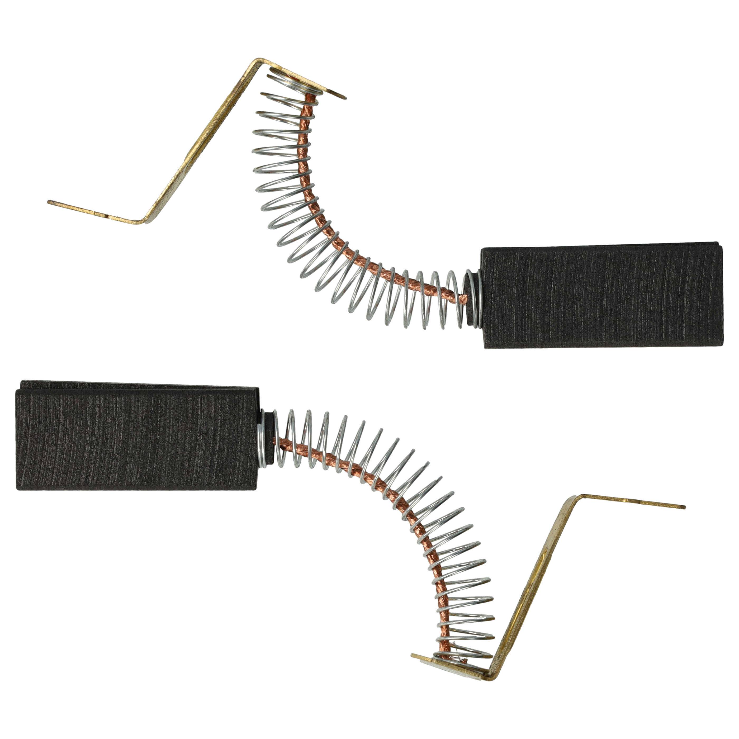 vhbw 2x Kohlebürste 30 x 12 x 6mm Ersatz für Rainbow RX-R/2421 für Staubsauger