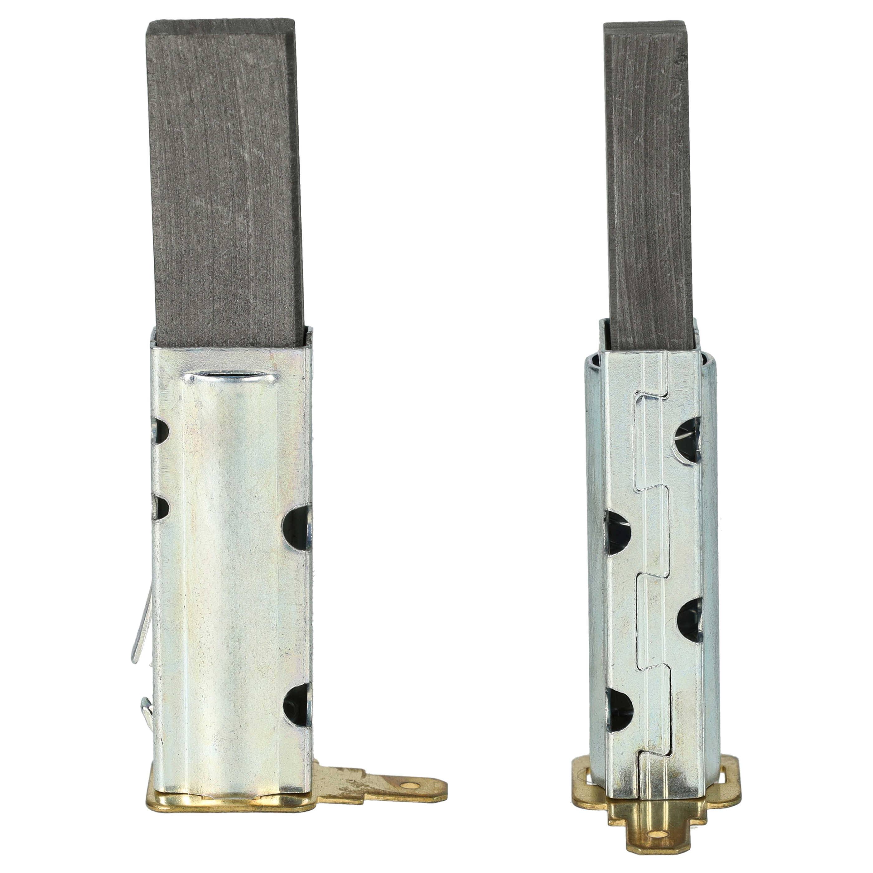 vhbw 2x Kohlebürste 26,2 x10,1 x 6,9 mm kompatibel mit Stihl MSE 141C Motorsäge + Feder