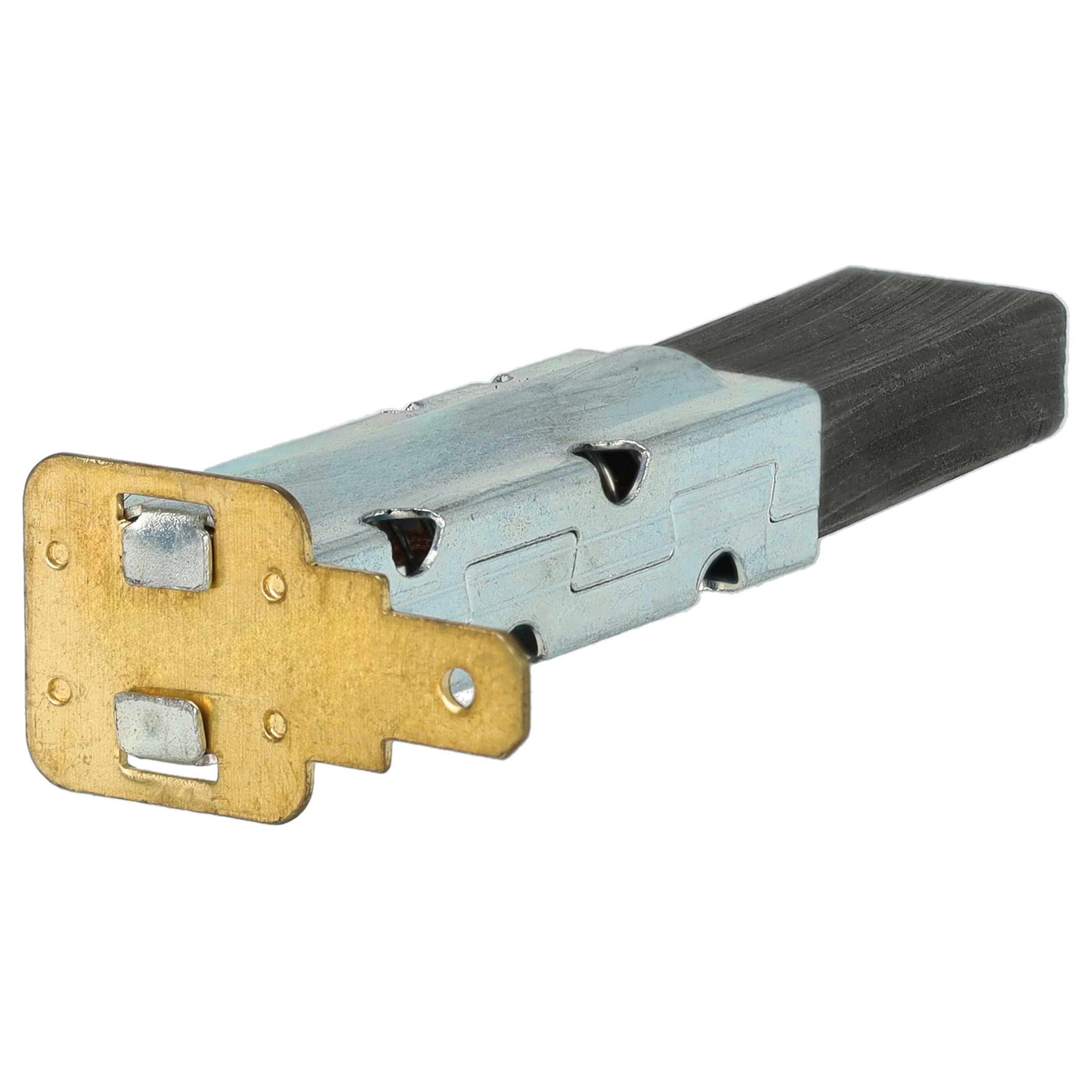 vhbw 2x Kohlebürste 26,2 x10,1 x 6,9 mm kompatibel mit Stihl MSE 141C Motorsäge + Feder