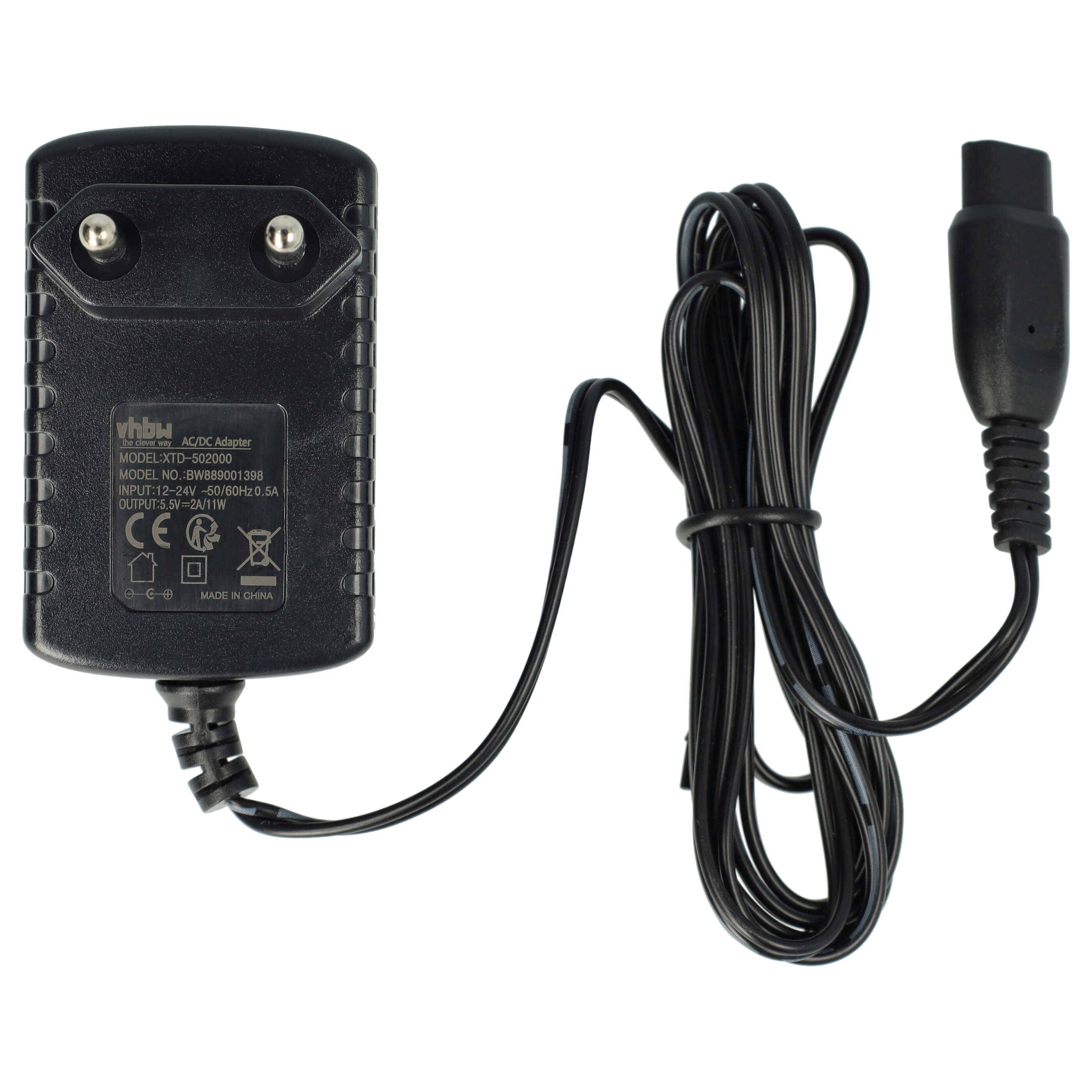 vhbw Ladegerät kompatibel mit Kärcher WVP 10 Adv, WV Classic, WVP 10, WV Easy Fenstersauger, Fensterreiniger - 5,5 V, 2.0A