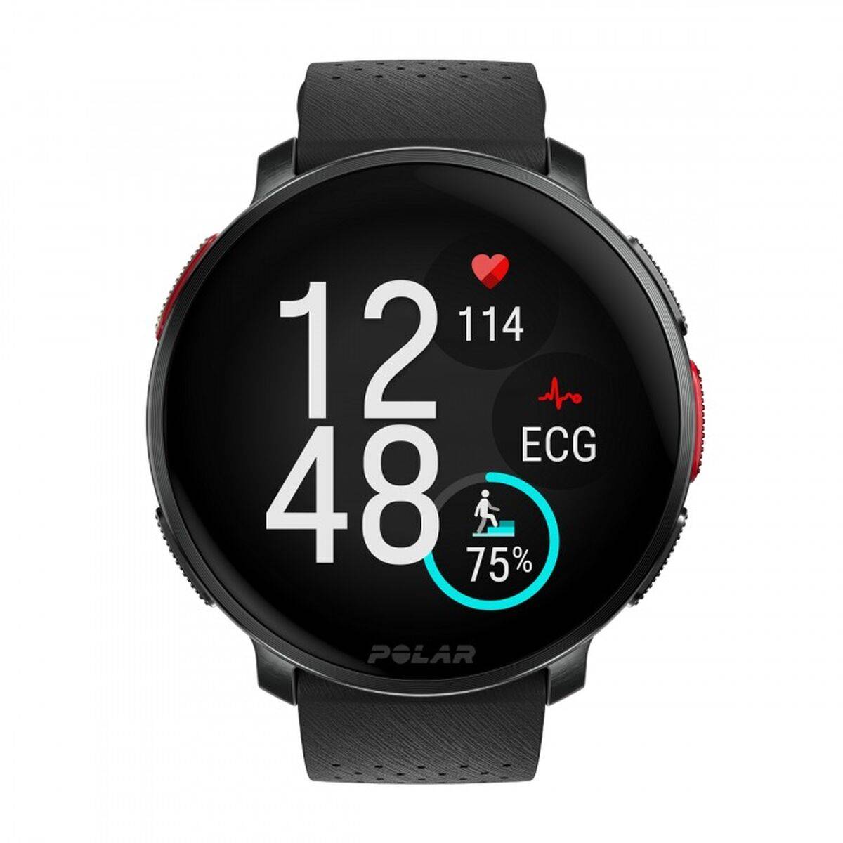 POLAR Vantage V3 - Aluminum - Sportuhr mit Band - Silikon - Anzeige 3.5 cm (1.39")