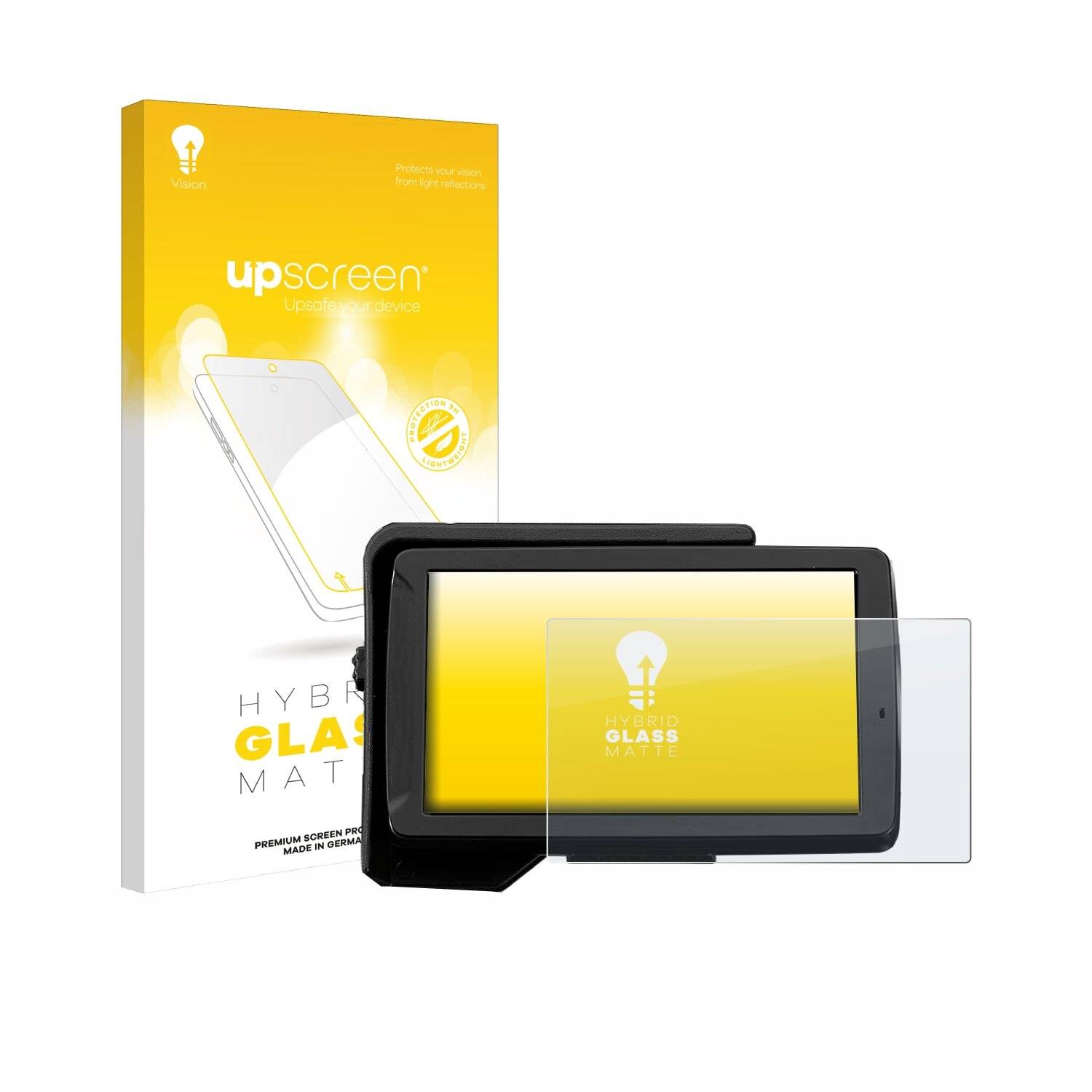 upscreen Hybrid Glas Matt Panzer-Folie für BMW R 1250R S Navigator V