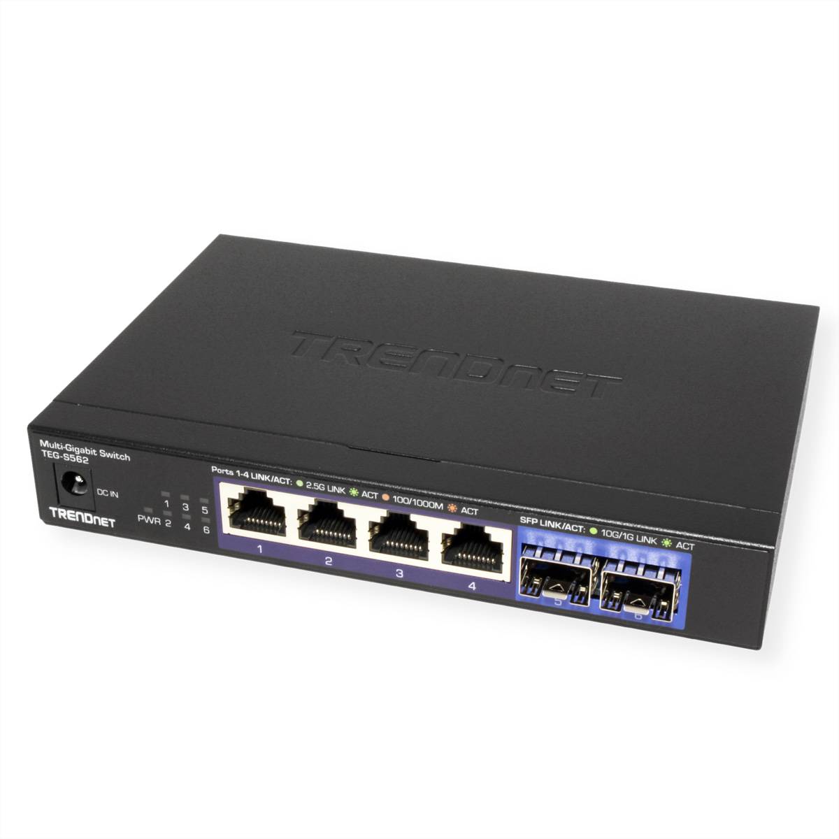 TRENDnet TEG-S562 6-Port Switch, Multi-Gigabit