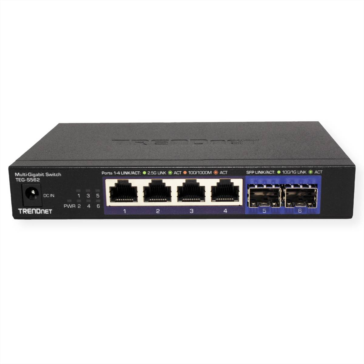 TRENDnet TEG-S562 6-Port Switch, Multi-Gigabit