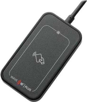 RF IDEAS WAVE ID Plus Mini V3 Black USB SDK Reader (RDR-80532BKU)