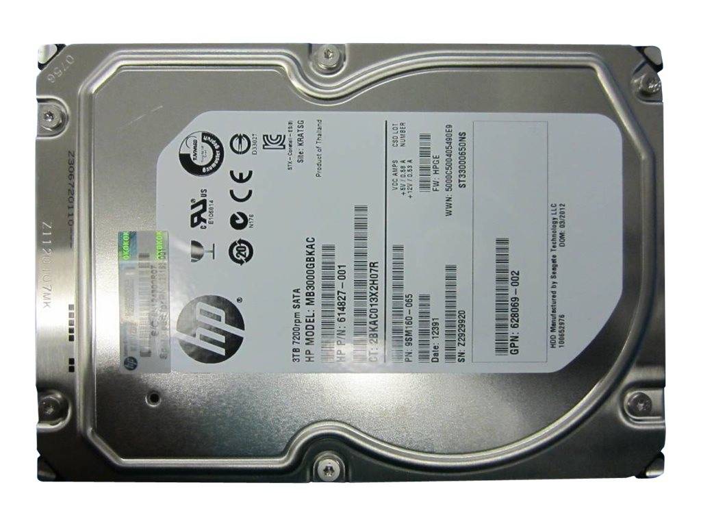 HPE Midline - Festplatte - 3 TB - intern - 3.5" LFF (8.9 cm LFF)