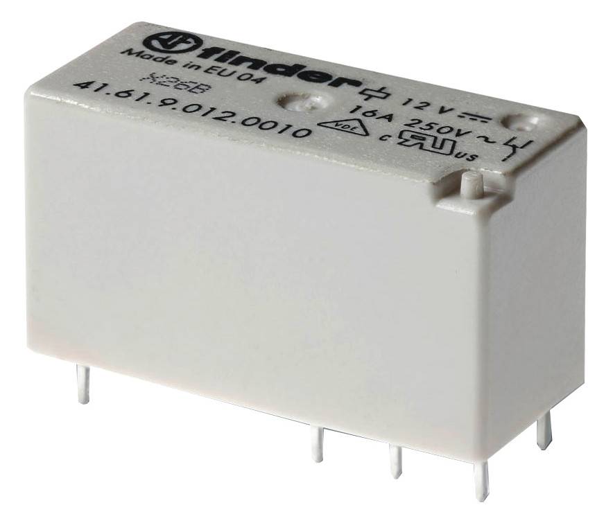 1St. Finder 41.61.9.024.0010 Relais mit Printanschlüssen, 1 Wechsler