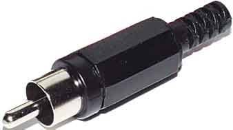 E+P Elektrik Cinchstecker CS 1 K LOSE S